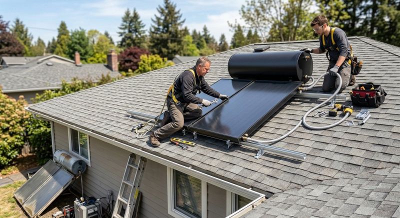 Solar Water Heater Replacement in Fredericksburg, VA